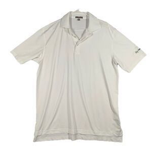 Peter‎ Millar Polo Shirt Mens M White Summer Comfort Stretch Golf Performance